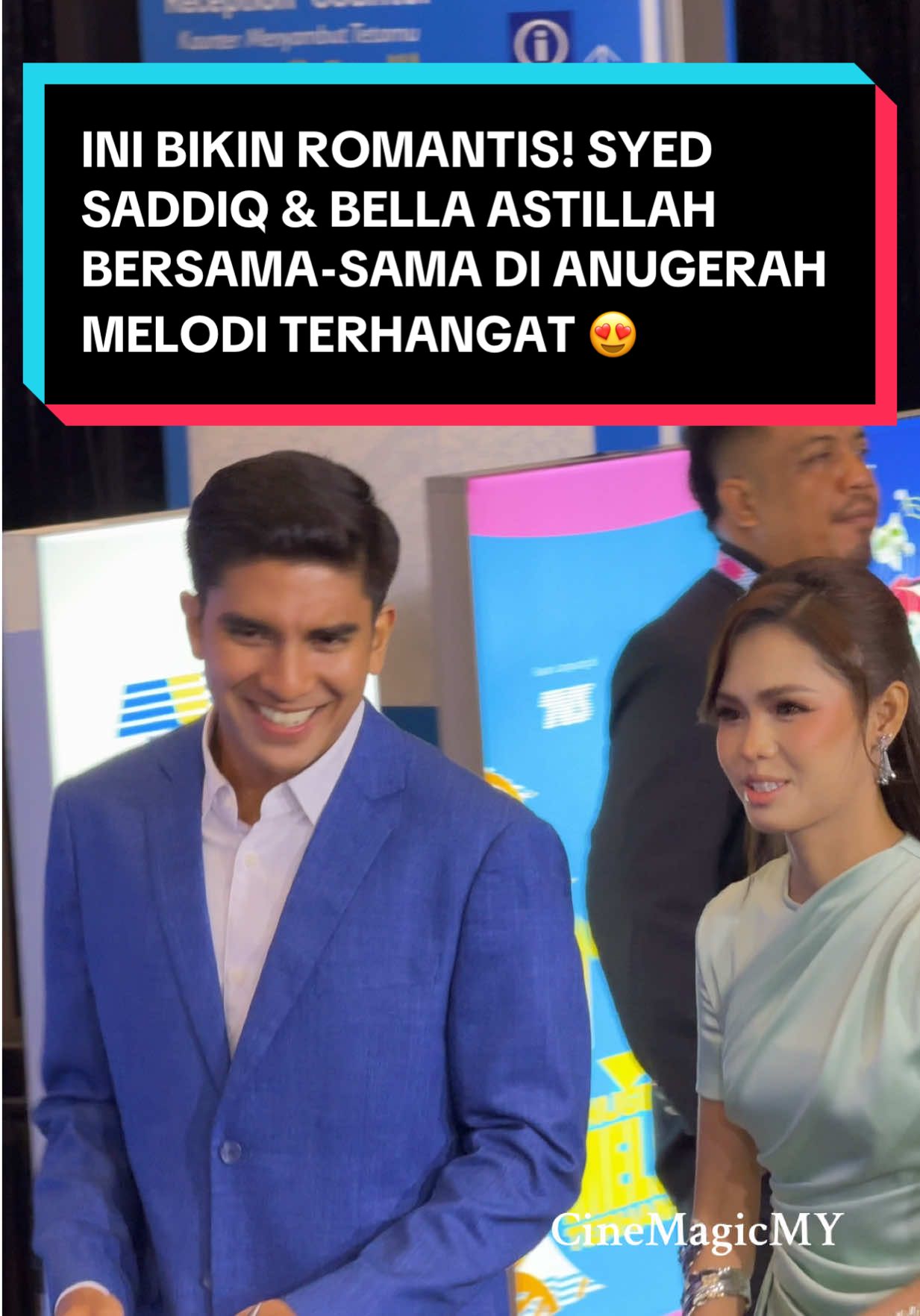 Sweetnya la Syed Saddiq & Bella Astillah ni 😍😭 #syedsaddiq #bellaastillah #anugerahmeloditerhangat  #sembangentertainment #amt2025 