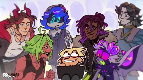 (BIT OF A LATE POST ON SOCIALS CAUSE I WAS SO TIRED AFTER FINISHING THIS OOPS)) MY ART FIGHT MASS ATTACK 💥💥 GO TEAM FOSSILSS  (huge thanks to @jin for helping me color some parts ily🥹🫶🧡) #fyppppppppppppppppppppppp #artfight #artfight2025 #teamfossils #fypシ゚ #fyp #artfightmassattack 