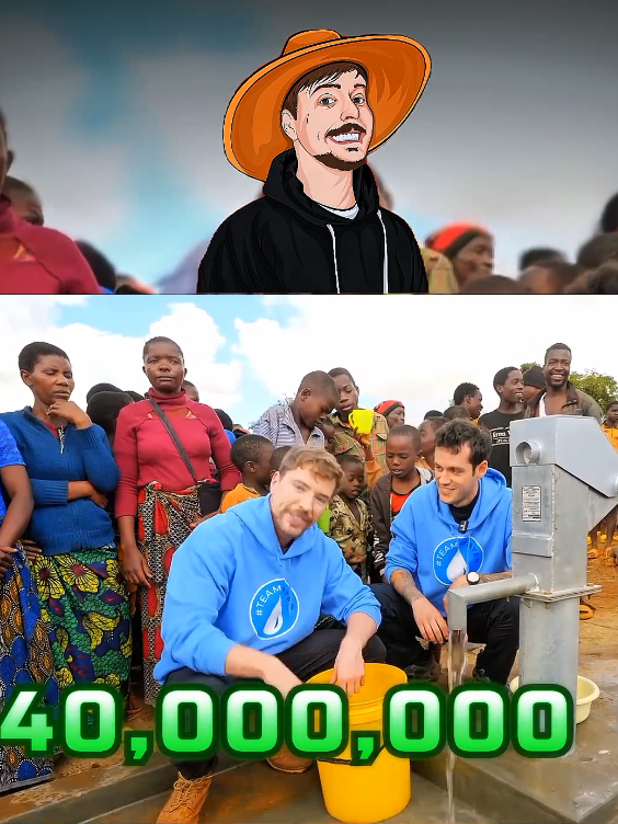 MrBeast Changing Lives with Clean Water 💧❤️ #mrbeast #teamwater  #mrbeastchallenge #mrbeastgaming 