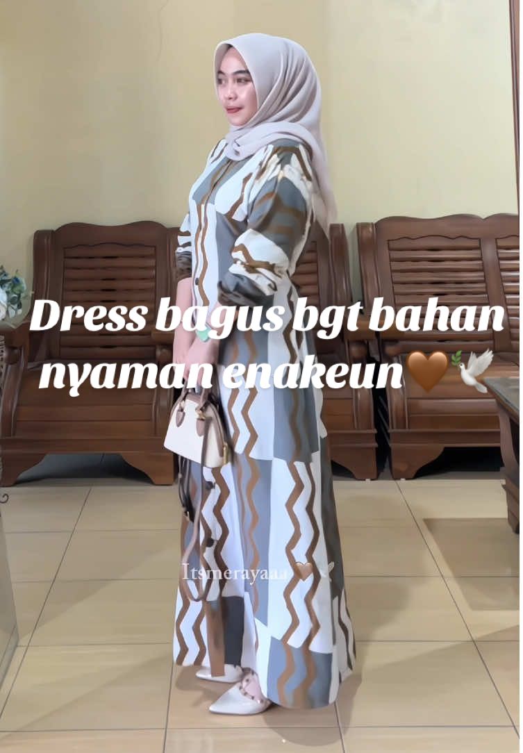 Dress rayon bahan adem #dress #dressrayon #bajuwanita #dresswanita #fyp #ootdhijab 