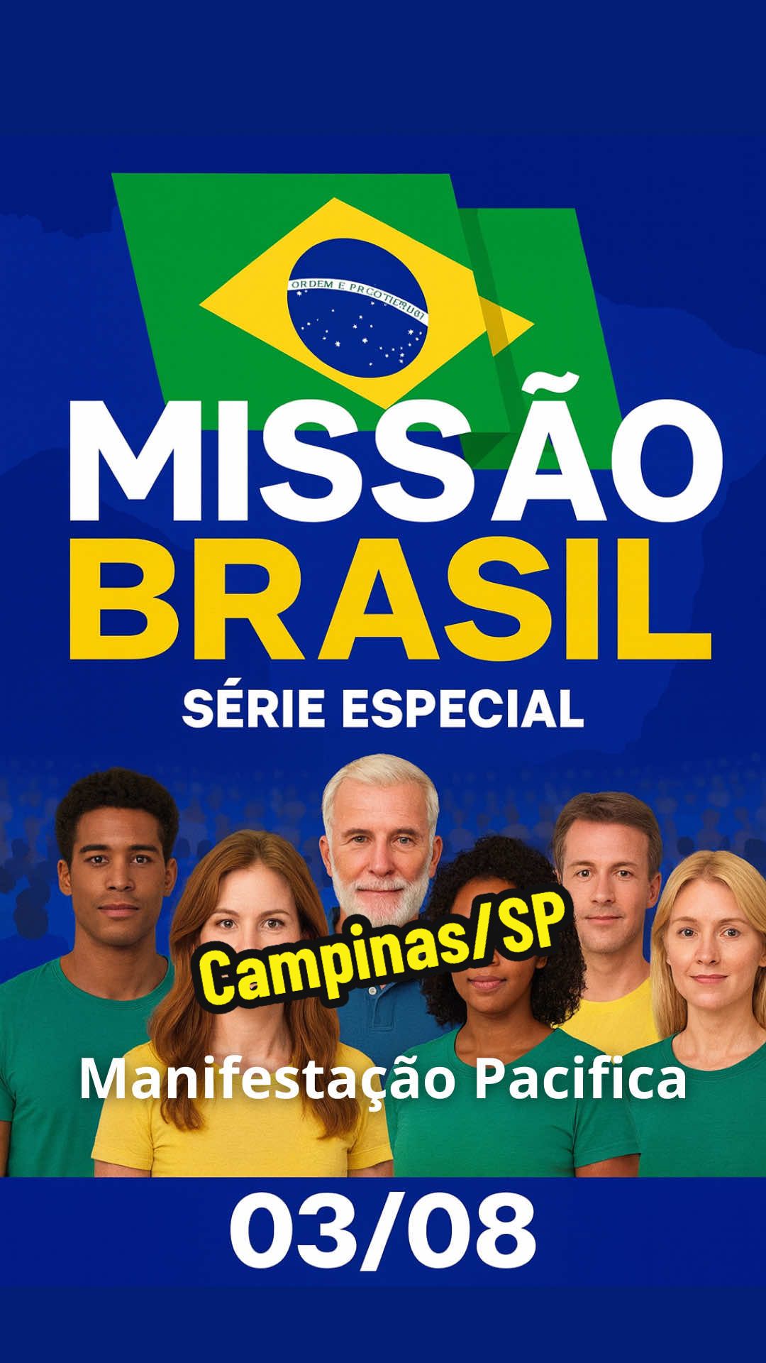 Reaja Brasil – hoje as ruas do país estão pulsando com protestos convocados pelo movimento “Reaja Brasil” ⬇️ Neste domingo (3/8), manifestações em diversas capitais brasileiras se mobilizam em torno de um pedido de impeachment do ministro Alexandre de Moraes e em apoio ao ex‑presidente Jair Messias Bolsonaro. Os atos são organizados por grupos conservadores e líderes da base bolsonarista, com forte atuação de parlamentares do PL e religiosos como Silas Malafaia  . Mesmo com a ausência física de Bolsonaro — devido às medidas cautelares impostas pelo STF — a base se organiza por todo o país: São Paulo, Rio, Brasília, Belo Horizonte, Porto Alegre, Recife, Salvador, Campo Grande e outras cidades recebem protestos sob o slogan “Reaja Brasil”  . Os manifestantes exigem: 	•	Impeachment de Alexandre de Moraes; 	•	Anistia para os envolvidos nos atos de 8 de janeiro; 	•	“Fora, Lula”, como crítica ao atual governo e ao tratamento do ex-presidente dentro do sistema judicial   . Bolsonaro enfrenta investigação e restrições judiciais impostos pelo STF, incluindo tornozeleira eletrônica, toque de recolher e proibição de uso de redes sociais e entrevistas. Apesar disso, seus apoiadores seguem firmes nas ruas  . Este ato ocorre em meio a tensões internacionais após sanções dos EUA contra Alexandre de Moraes. A restrição ampliou a narrativa entre os organizadores, que afirmam que a pressão externa fortalece a mobilização interna  . Os apoiadores do ex‑presidente afirmam que “o povo está mostrando que reverbera contra censura, injustiça e abuso de poder”  . Vídeo deste TikTok pode mostrar cenas da rua (com cuidado para não expor rostos), bandeiras do Brasil tremulando, faixas com “Reaja Brasil”, “Fora Moraes”, “03/08” e depoimentos gravados curto de apoiadores, com áudio sobre democracia, soberania e liberdade de expressão. ⸻ ✅ Hashtags (máximo 5): #ReajaB#ReajaBrasilo#ForaMoraesn#BolsonaroJáe#ManifestaçãoBrasilg#03deAgoston#campinas