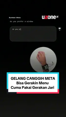 Bener-bener gebrakan baru lagi nih, kali ini Meta ngenalin gelang pintarnya yang bernama surface electromyography (sEMG). Cara kerjanya kaya gimana sih? Simak dulu deh video ini sampai habis ya Uzoners! 😎 #MetaInnovation #WearableTech #eSMG #meta