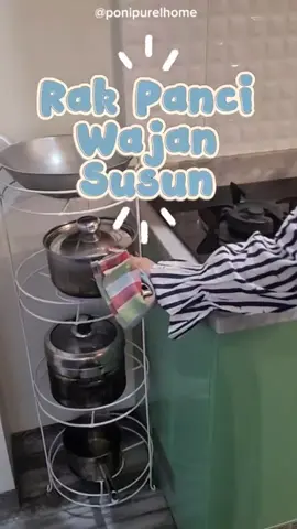Rak panci wajan susun serbaguna multifungsi #rakpanciwajansusun #rakpancisusun #rakpancisusunmurah #rakpancisusunserbaguna  #ponipurelhome 