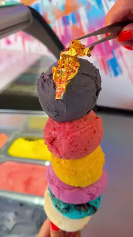 Most Trending Ice Cream & Dessert Spot 📍: Miami Beach & Broward Area✨🍨, Can you guess How Many Scoops are on this cone? 🍦🍨. #icecream #dessert #miamidesserts #foryou #foryoupage #homemadeicecream #viralicecream #fruiticecream #propitiousmango 