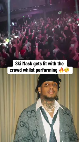ski mask gets lit with the crowd #skimask #skimasktheslumpgod #viral #fyp 