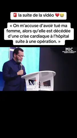 🚨 la suite de la vidéo 💔😭 Le pasteur Marcello Tunasi brise enfin le silence pour éclaircir les rumeurs circulant sur les réseaux sociaux.  « On m’accuse d'avoir tué ma femme, alors qu’elle est décédée d'une crise cardiaque à l’hôpital suite à une opération. »  #Madeinchristgospel
