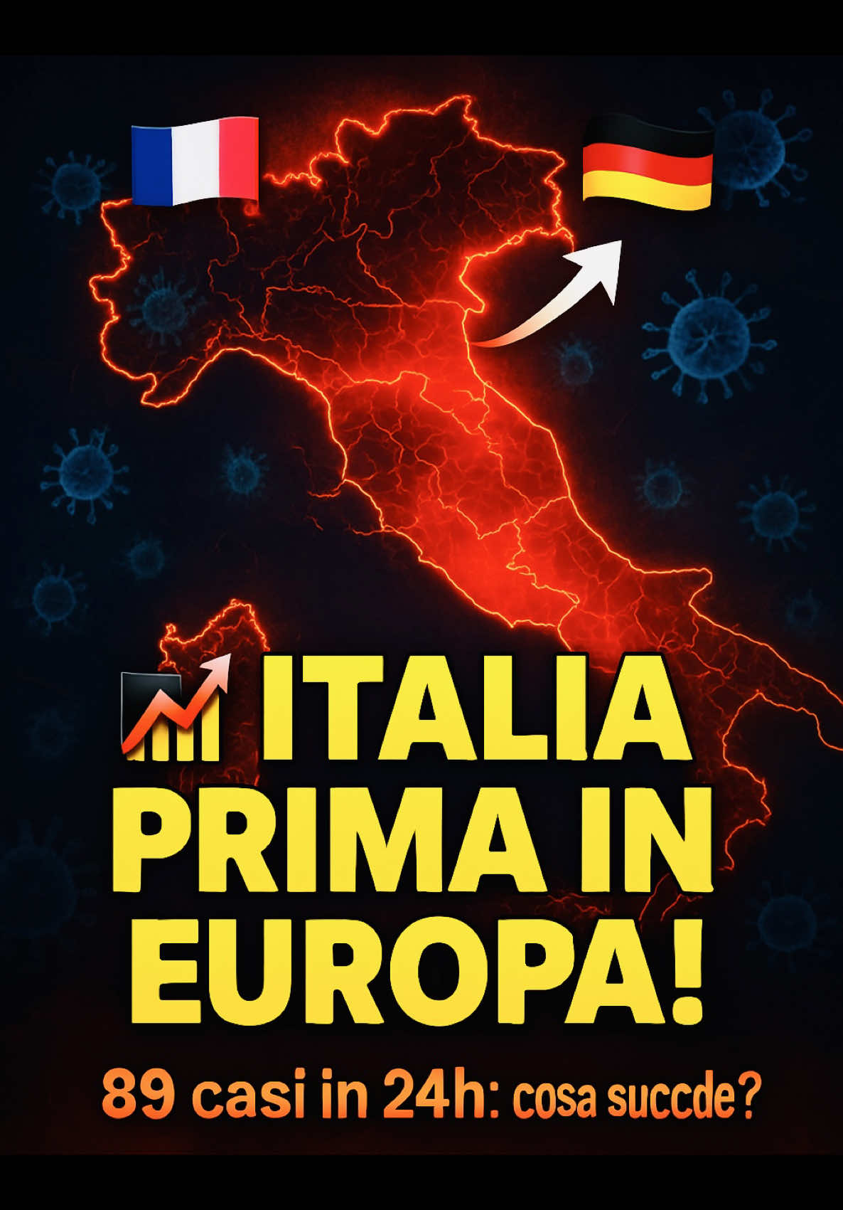 ITALIA PRIMA IN EUROPA PER CONTAGI #shorts #news #notizie #italy #europe 