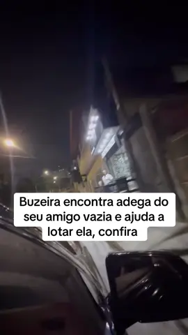 Buzeira encontra adega do seu amigo vazia e ajuda a lotar ela, confira