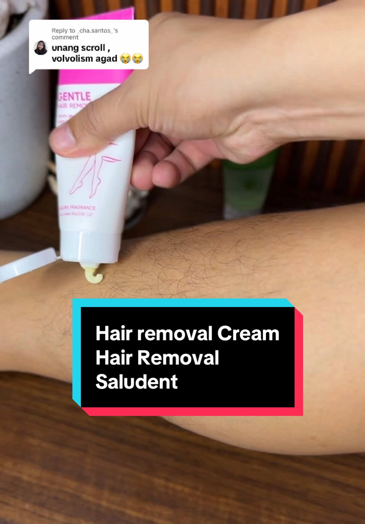 Replying to @_cha.santos_ Ayan na wala ng vulvolism mima sana masaya na ang lahat. Available ang link neto sa yellow basket sa baba. Mag si check out na kayo. #saludent #hairremoval #hairremovalcream 