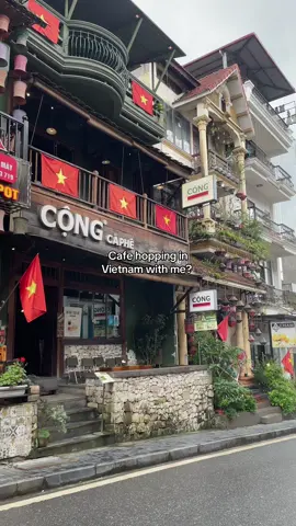 This is your sign to send this to someone you want to go cafe hopping in Vietnam with.  This is the Cong cafe in Sapa. We tried their salt coffee, coconut coffee, and ambarella juice. Save this video for when you’re in Sapa #vietnam #traveltiktok #vietnamitinerary #fyp #sapa #vietnamese #vietnamculture #sapavietnam  #creatorsearchinsights 