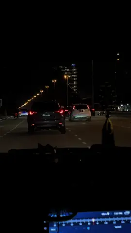 Night drive in Penang hits different✨🌔                                   #fyp #nightdrive #penang 