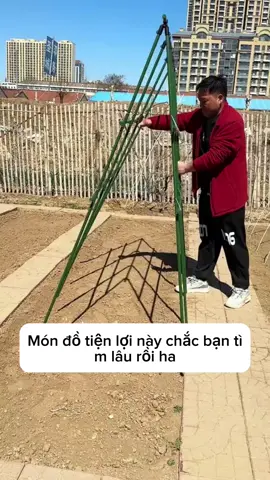 Giàn leo chữ A bằng thép bọc nhựa #xuhuong #trongrau #lamvuon 