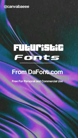 Futuristic Fonts, For your Futuristic designs from da font✅ . . . . . . . . . #graphicdesign #fyp #canva #photoshop #fonts #dafont #futuristic 