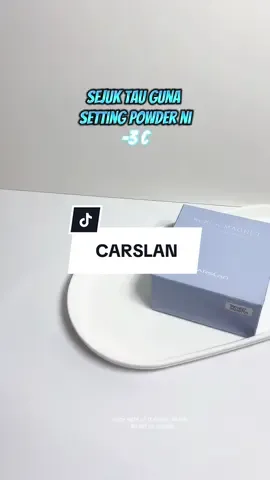 Omg Cool sensation Powder -3c ❄️⛄️ @Carslanmy #carslan #carslanmy #carslansettingpowder #settingpowder #powder 
