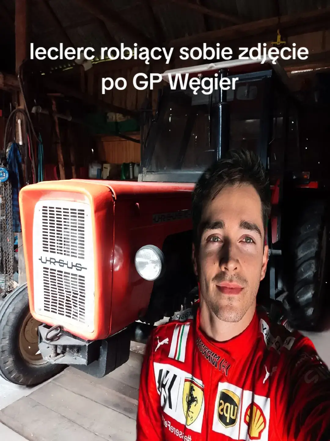 piękne zdjęcie panie leclerc  @Robert Kubica @Rajdy Formuły Pierwszej  @Charles Leclerc #fyp #dc #leclerc @Formula 1 