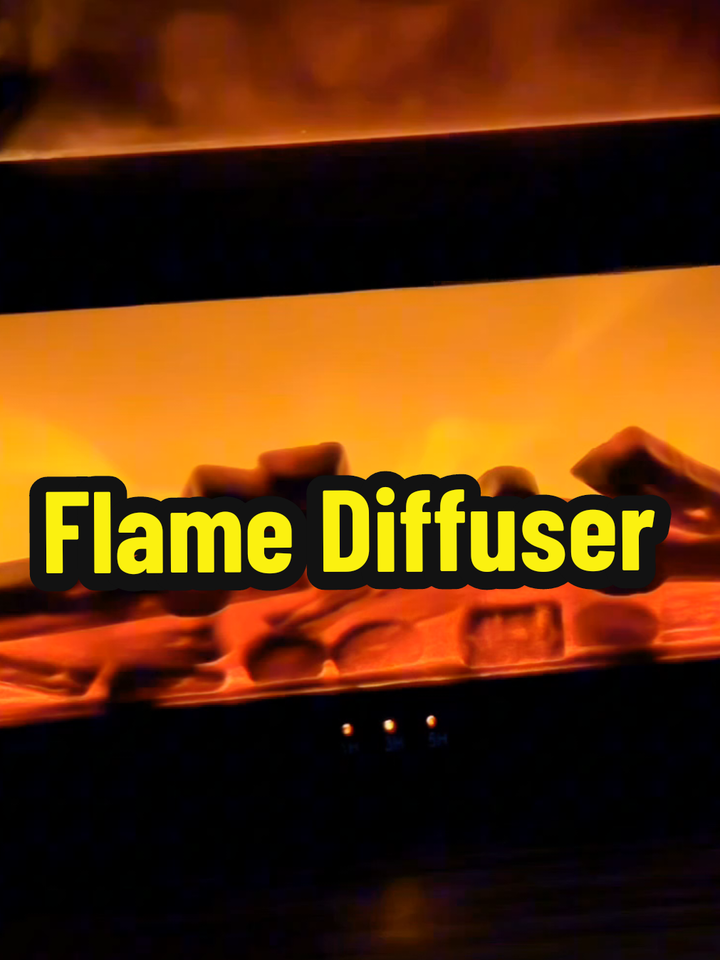 New Flame Ultrasonic Air Diffuser with Remote Control Cold Mist Machine 3D Simulation Air Humidifier Aromatherapy Essential Oil Diffuser with Remote Control #flamehumidifier #fireflameledlight #fireflamediffuser #fireflame 