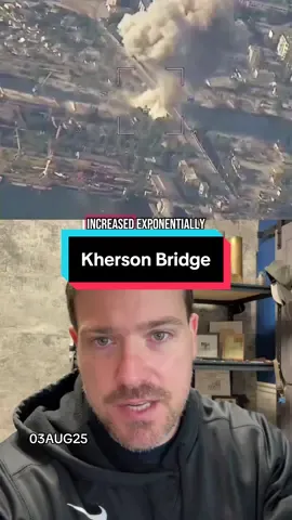 Russia strikes bridge in Kherson 