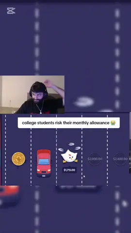 college students risk their monthly allowance 😂😭