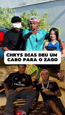 CHRYS DIAS DEU UM CARRO PARA O ZAGO! #zago #zagoclipes #chrysdias #gordaodaxj 