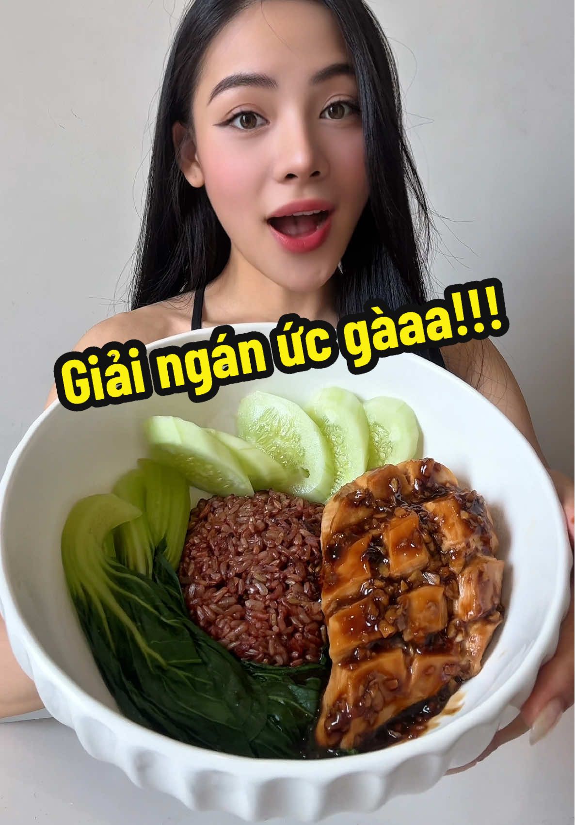 Giải ngán ức gà với công thức siêu đưa cơm 😚😍 #healthy #eatclean #ankieng #ucga #congthuc #mealprep #diet 
