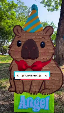 🦦  🦫   CAPIBARA  🦫       🦦 #piñatacapibara #capibara ###piñataspersonalizadas #piñatasbonitas #foryou 