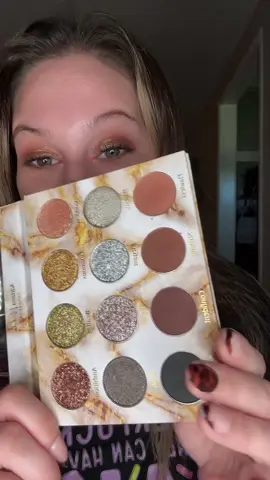 I am luxurious eyeshadow palette is definitely luxurious! #AdrianaNicholeCosmetics #IAmLuxurious #ShimmerPalette #MakeupGirlies #EyeshadowAddict #BeautyOnTikTok #NeutralGlam #GlitterMakeupLooks #DuoChromeShadows #GlowUpEssentials 