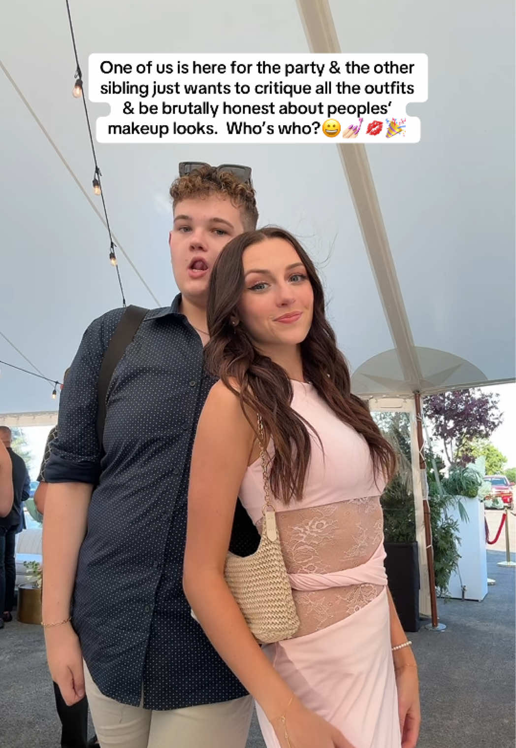hmm wonder who!😀💅🏻💞✨ #Siblings #brothersister #party #fentysuperbrandday #omg 