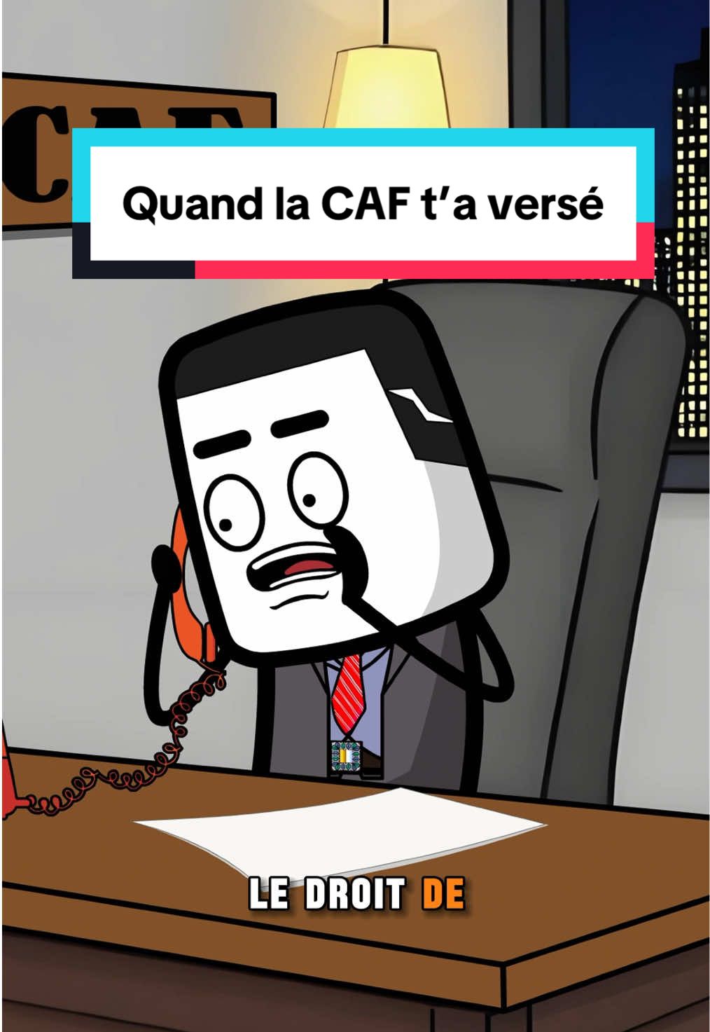 @Eliot ~Quand la CAF t’a versé un trop perçu #humour #animations #sketch #drole #humourfrancais 