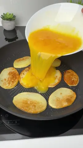 #VNVideoEditor                                       Delicious and filling omelette for dinner.                                                        Make the BEST Dinner with Just Potato, Eggs and Cheese! INGREDIENTS: ●Potatoes - 1 pcs. (150 g) ●Salt - 1 tsp ●Black pepper - to taste ●Vegetable oil - 1 tbsp. ●Eggs - 5 pcs ●Hard cheese - 120 g 1. Peel and thinly slice the potatoes. 2. Fry in a frying pan with vegetable oil until golden brown. 3. Beat the eggs with a fork, add salt and pour the egg mixture over the potatoes. 4. Sprinkle with grated cheese on top and cover with a lid, cook until the cheese melts for 4-5 minutes on medium-low heat. I got 5 out of 9. ●It's incredibly delicious and very simple!!!● Bon appetit! The recipe in your language is available in the description, 💖🇺🇦🇵🇱🇩🇪🇺🇸🇫🇰🇪🇸🇵🇹🇮🇹🇷🇴 🇷🇸🇭🇷🇱🇻🇸🇮🇨🇿🇫🇮🇸🇪🇩🇰🇳🇴 🇯🇵 🇬🇷 🇮🇱🇰🇿🇰🇬🇱🇻🇹🇼 🇵🇪 🇦🇷 🇨🇱 🇻🇪 🇹🇭 🇧🇷                        #omelette #fastomelette #dinner #EasyRecipe #simplydeliciousrecipes 
