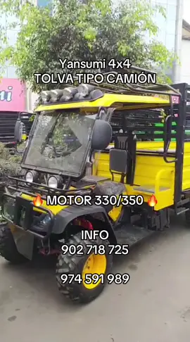 🚜 ¡Llega el poderoso Yansumi YS350 Tractor-TI con motor de 350cc! 💪🏻 Diseñado para los caminos más exigentes y pensado para los que necesitan cargar más y rendir mejor. 🔸 Tolva alta y espaciosa (1.40m x 2.40m), ideal para cualquier tipo de mercadería, desde productos agrícolas hasta materiales de construcción. 🔸 Tracción 4x4 real, que te permite moverte sin problemas por zonas rurales, fangosas o empinadas. 🔸 Gran capacidad de carga de 1800 kg, perfecta para los que trabajan duro todos los días. 📍 Encuéntralo en Piero Motors 📌 Av. Amazonas, cuadra 18 — a media cuadra de la discoteca Mr. Juerga 📞 974 591 989 / 902 718 725 #pucallpaperú🌴🦜🐍🐢🦥 #pucallpa🌴_perú🇵🇪para🥰ti #pieromotors #foryoupage❤️❤️ #ucayali #pucallpa_peru🌴☀️ #paratii #fouryourpage #viraltiktok #fouryou #famoso #yansumi #yansumi #4x4 #offroad #fouryou 