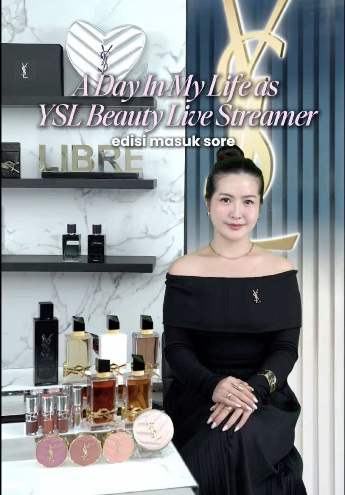 a day in my life lagi! kali ini tukeran sama temen aku 💅🏻 masuknya sore yaaa ✨ maaf ga bisa VO soalnya banyak bener kegiatannya 🙏🏻😮‍💨 #fyp #viral #yslbeautyid #hostlive #livestreamer #yslbeauty #adayinmylife #adayinmylifevlog 