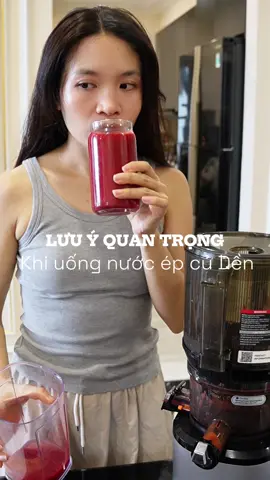 Nước ép củ dền giàu dưỡng chất, giàu chất chống oxy hoá, uống ngon nên mình khá thích 😁😁 #LearnOnTikTok #vtmgr #reviewlamdep 