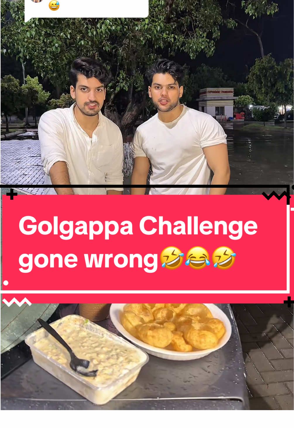 Replying to @meerab Ali ye lo ji Golgappa Challenge part 2 😂😭 golgappy ni bacha saky pr apney 🤣😭🤣 @Abdulrehman @Haider Nasir Sandhu @abdullah._.shah0 @Ahtsham Khan #rockpaperscissors #golgappa #Running #dance #eating 