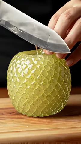 Cutting Glass Fruits canistel ASMR #asmrsatisfying #shorts #asmrsounds #aiasmr #ai 
