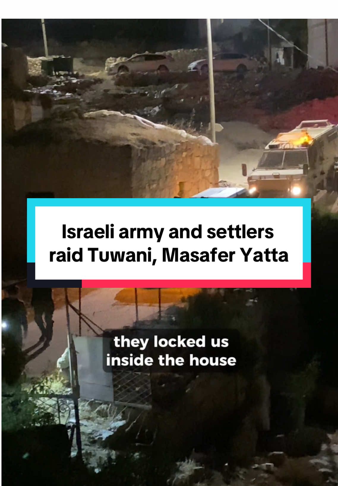 We were raided by the Israeli army and settlers last night. Here is what happened (and what it has to do with pseudoarcheology) 📍Tuwani, Masafer Yatta, Palestine