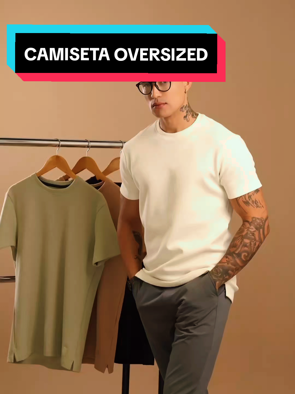 Camiseta Oversized Casual trico baly Lisa Reta tamanho grande primeira linha 😍 ID nos comentários  #camisetas #masculina #oversized #shopee 