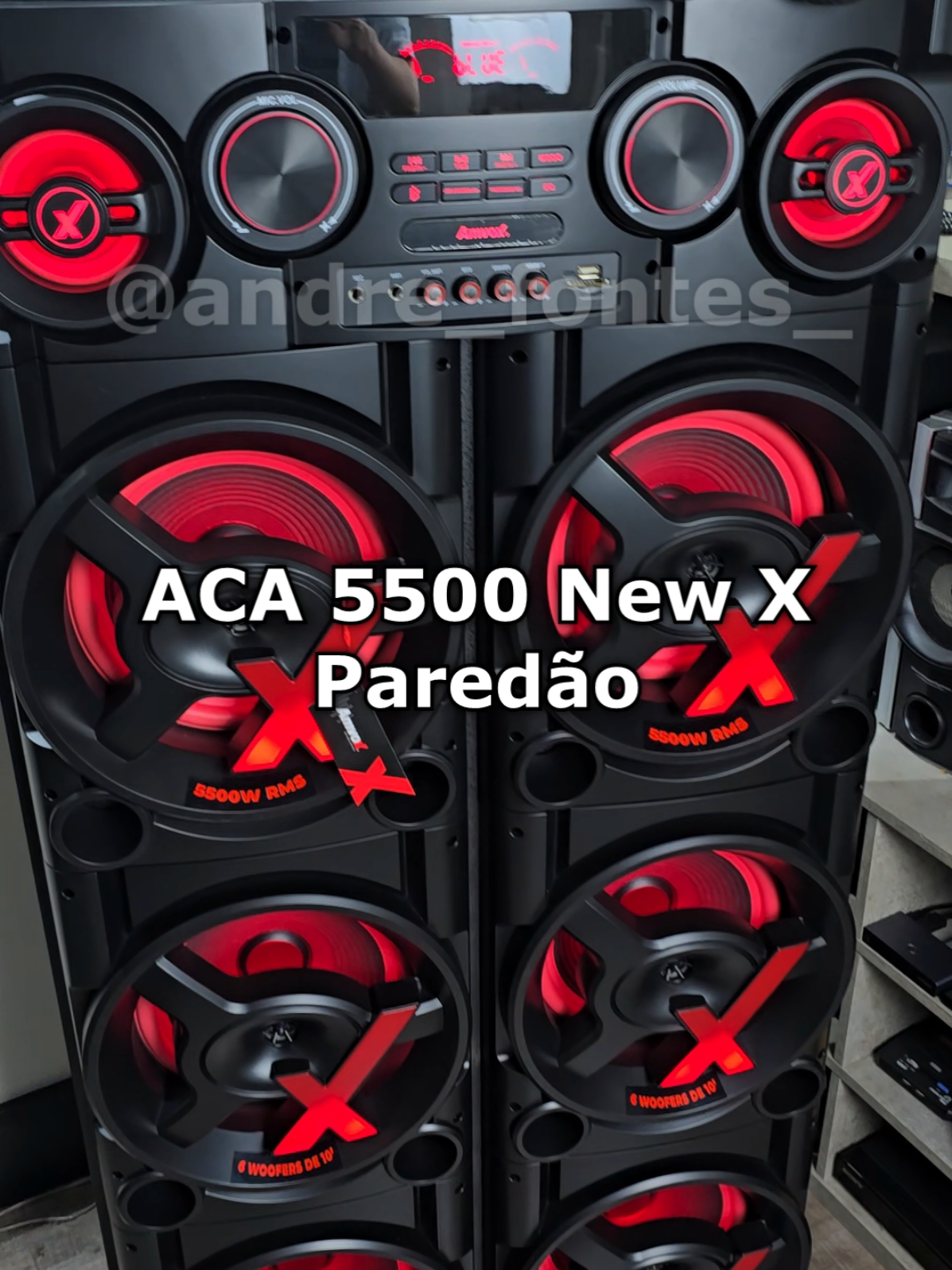 Amvox ACA 5500 Paredão #amvox #aca5500 #paredão #torredesom #festa #party 