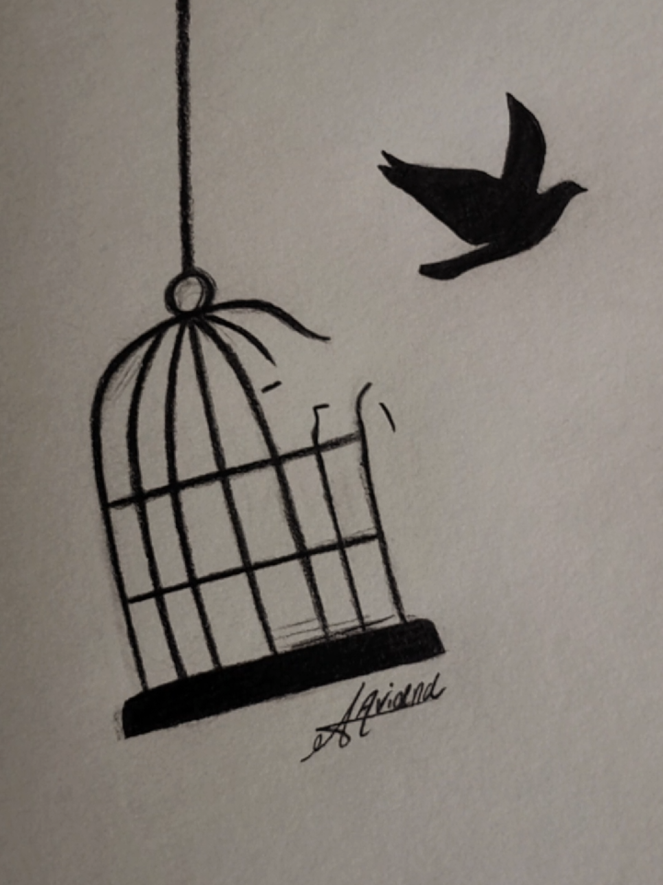 I didn’t escape,  I chose freedom...🖤🕊 . . . #viral #explore #sad #sadness #emotional #shorts #drawingchallenge 