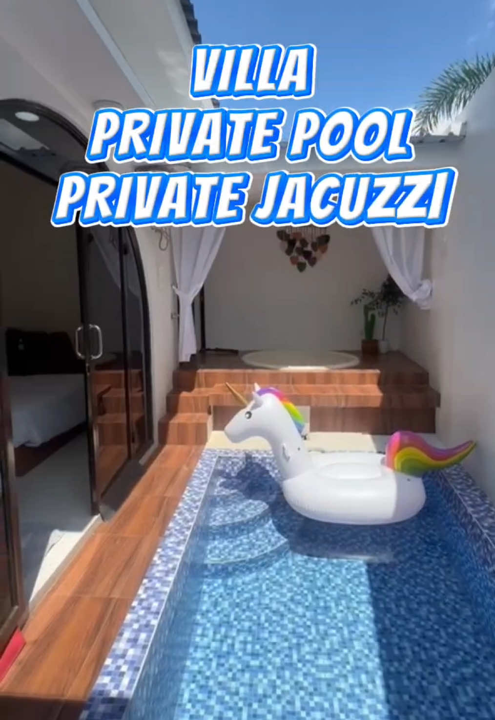 #nginepserudulu kirain bakalan mahal , apalagi dapat villa private pool dan private jacuzzi di tengah kota jogja yg otentik banget wisatanya Ga nyangka kalau bisa dapat villa harga affordable kayak gini  Kalau mau cobain langsung aja klik tag lokasi yg ada di video ini ya #villaprivatepool #staycationjogja #tiktokgo #jogja24jam 