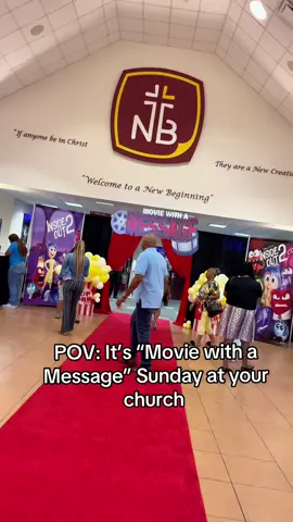 I just LOVE “Movie with a Message”! 🎥🍿🙌🏾🙏🏾 As a church we watch a movie, enjoy snacks and recieve a word! 🙌🏾 Intermittently Pastor uses the scenes from the movie of choice to share how God can show up in our similar struggles. Always relatable, timely and real!  It’s a wonderful experience!  Come and join us! (All of August) ❤️ #church #moviewithamessage #newbindy #indianapolischurch 