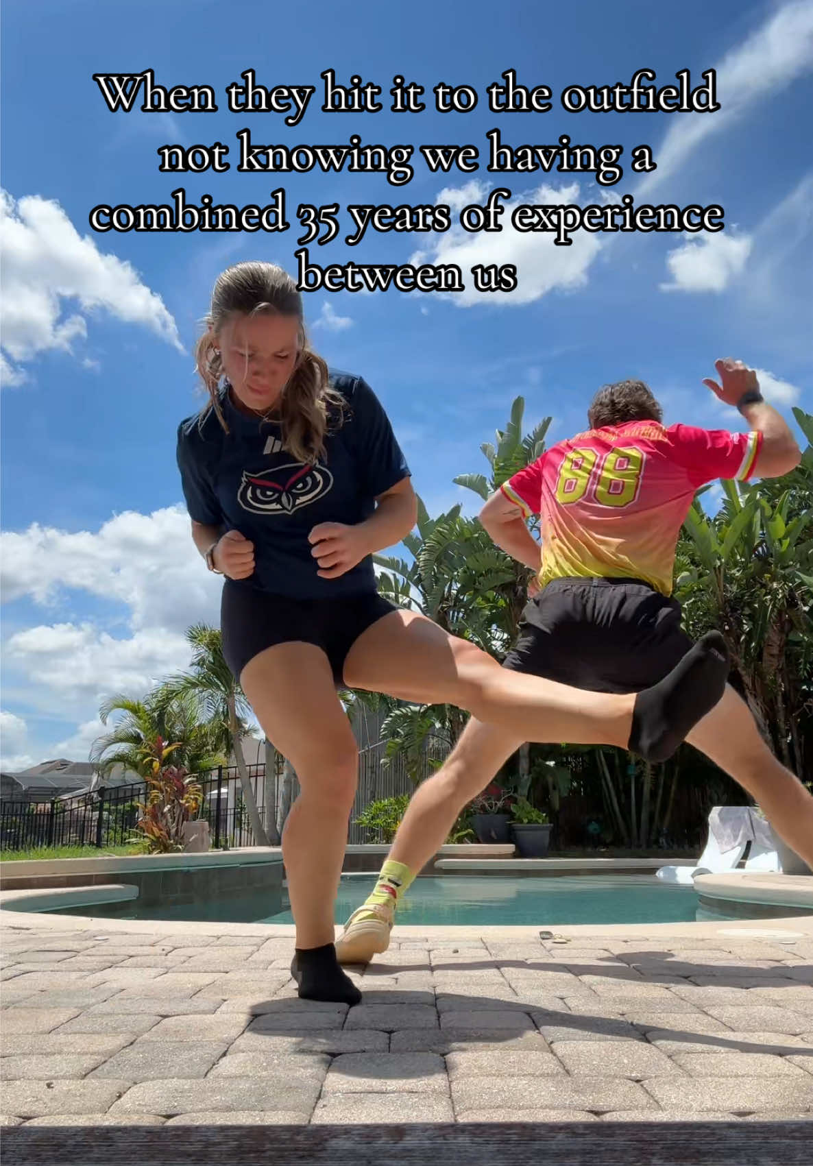 most athletic sibling duo #softball #Siblings #slowpitch #Summer #grind #d1softball @John Mulholland 