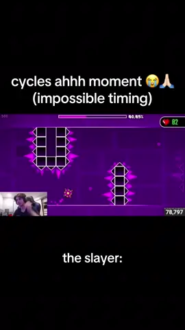 ahhh moment DOGGIE #cycles #impossible #geometrydash #meme #fyp