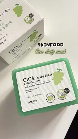 Cách người hết xiền nhưng vẫn muốn đắp mask hàng ngày 🙌🏻 #skinfood #dailymask #cica #cicadailymask #skincare #dailymaskskinfood #fyp 