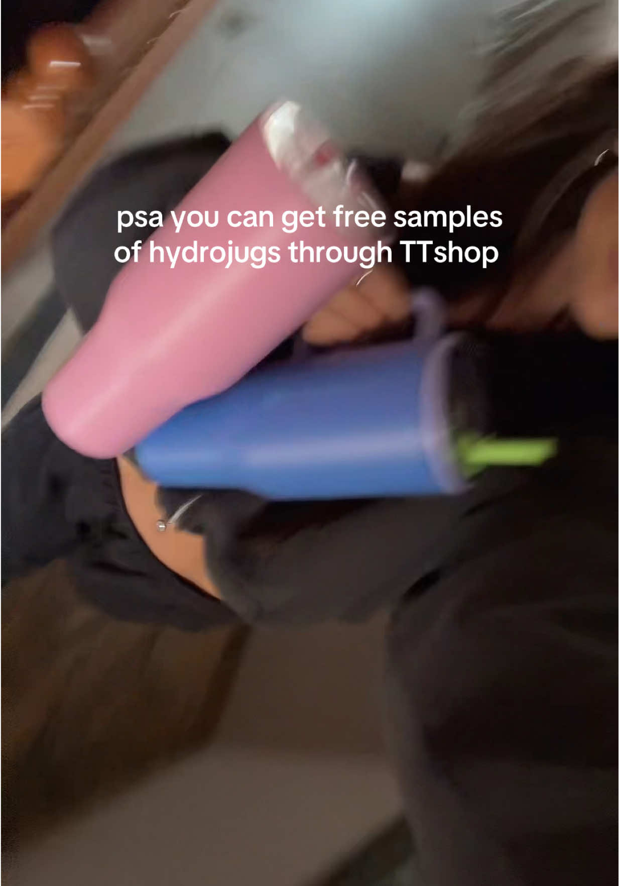 bought the pink for the purple from TT🥳 yw🤓 #hyrdojug #samples #fyp #ttshop #productrecs 