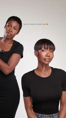 Two pixie wig styles from our new collection launching in the 15th august for pre order. #pixiewig #fypシ゚viral #honeyhand #hairtok #fyp 