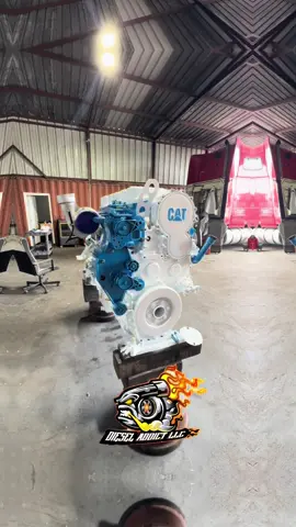 We are almost through with this beautiful build . #c15cat #c15acert #takemymind #dieselmechanic #dieselpower #foryou #foryoupage #eltoxico #cat #dieseladdictllc #youtube #foryoupage #bigturbo #caterpillar #blacksmokemattters 