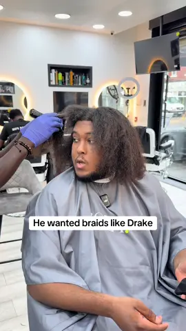 Does this hairstyle suit him better? 😅 #drake #BSSET #KeepItBSSET 