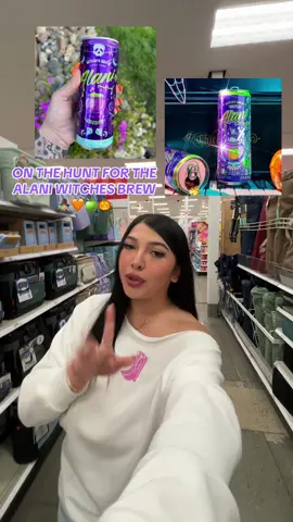 target hunt for the Alani witches brew !🍏✨🧡  @Alani Nutrition plss i need it !!!! #alani #alaninutrition #alanienergy #witchesbrew 