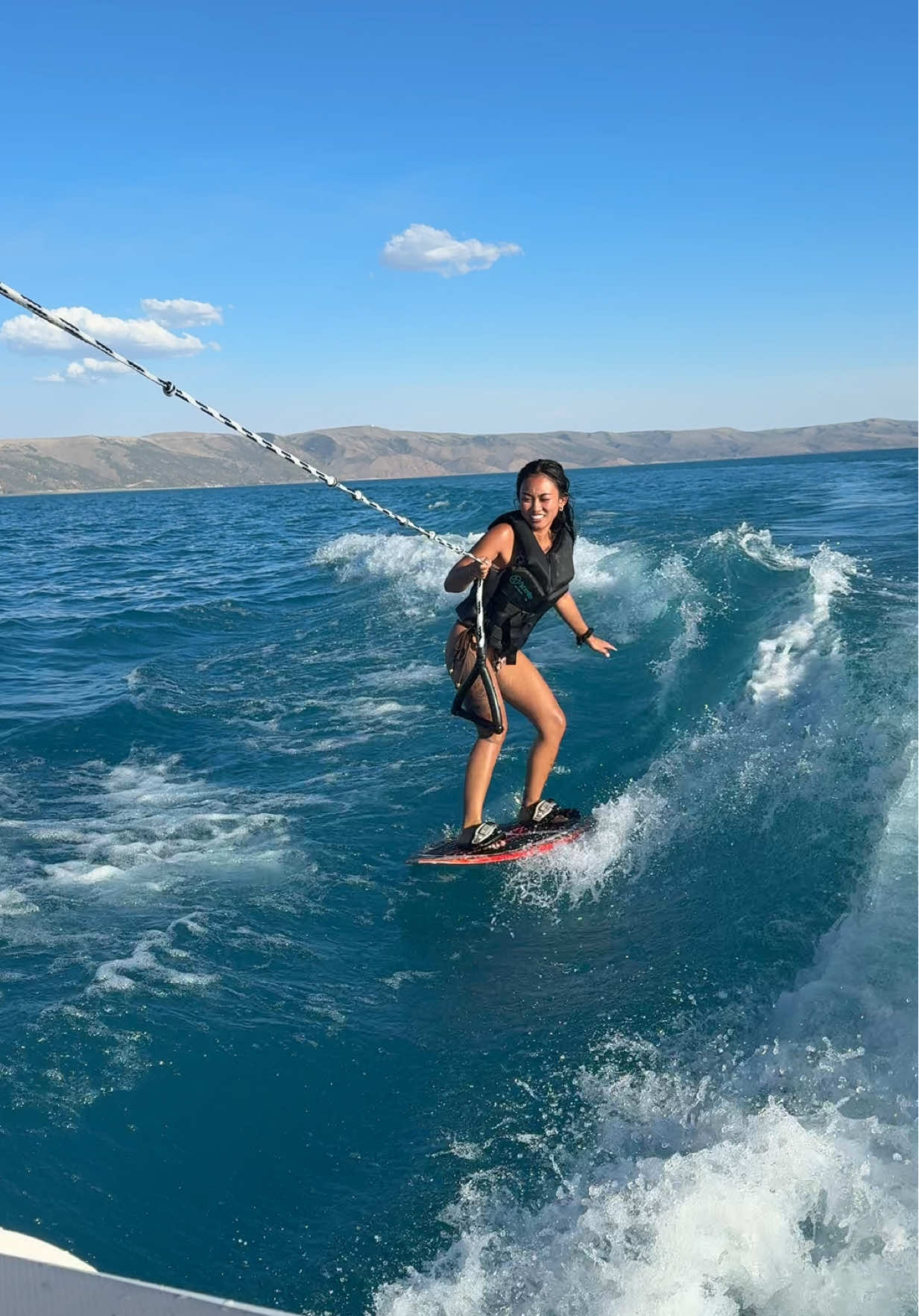 first timer 😚☝🏼 #fypシ #foryoupage #surfing #lakeday #bearlake 