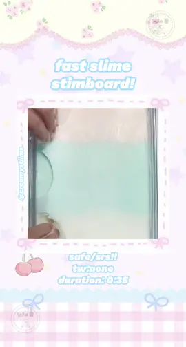 fast slime stimboard! 🤗 || creds to all rightful owners :) #fast #slime #stimboard #speedy #asmr #satisfying #fyp #wax #crunchy 